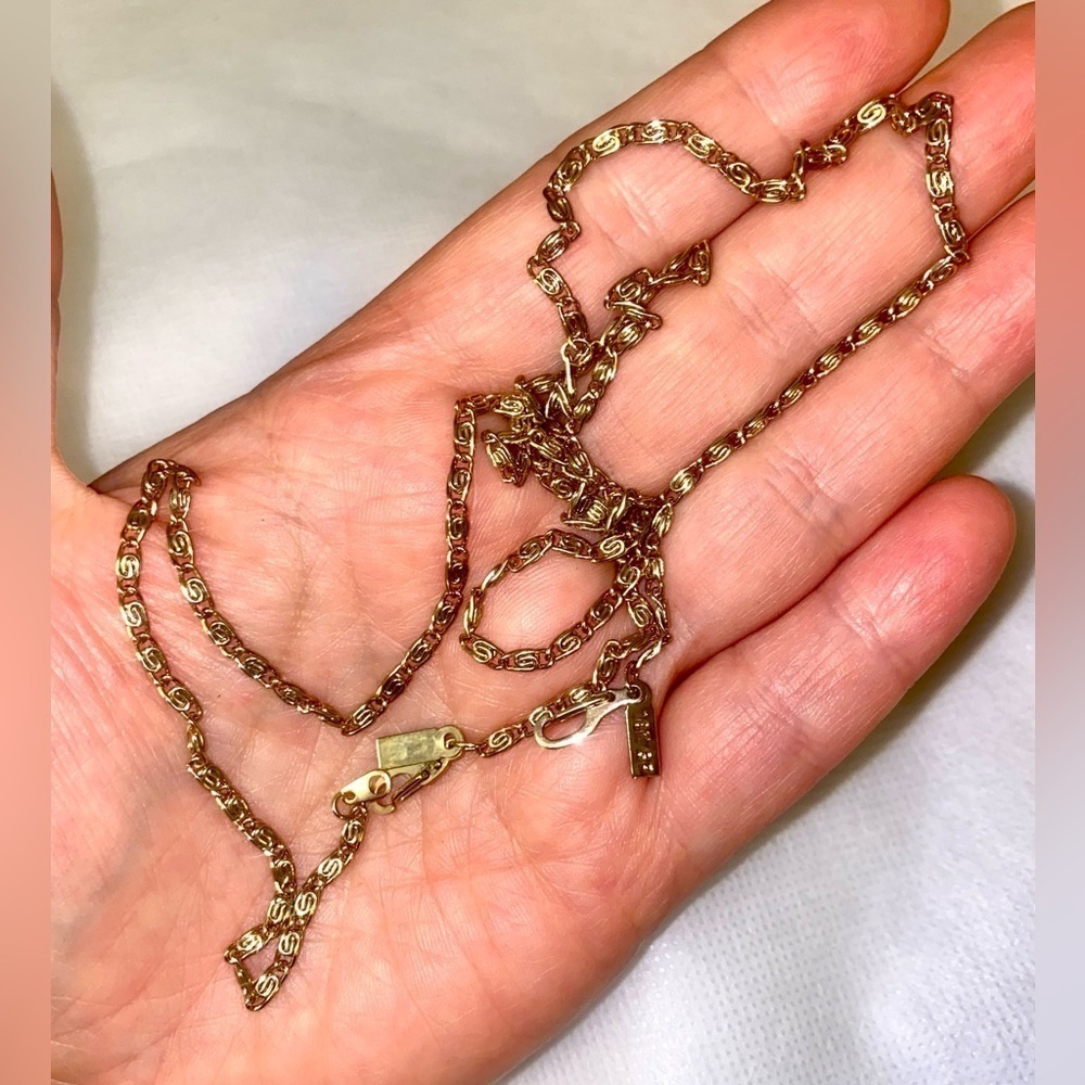 Elegant 18Gold gold plated Chain Necklace and bracelet set